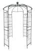 Metal Garden Arch Iron Garden Arbors Gazebo Dia81.3'' x 114.2'' High Birdcage Shape Pergola Pavilion for Wedding Ceremony
Outdoor Black