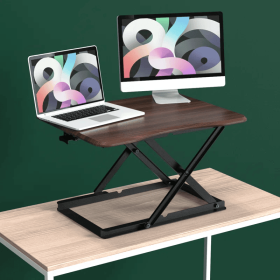 Computer Lifting Desk Black