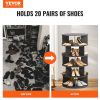 VEVOR 5-Tier Rotating Shoe Rack Tower 360¬∞ Spinning Shoe Display Carousel Black