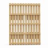 Outsunny 4 Box Raised Garden Bed with Trellis for Vine Flowers & Climbing Plants, 31.5" Tall Wall-Mounted Wood Planter Box Set with Adjustable Height