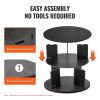 VEVOR 5-Tier Rotating Shoe Rack Tower 360¬∞ Spinning Shoe Display Carousel Black