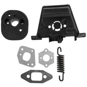 Carb Adapter Spacer Gasket Set Fit for Poulan 2050 2075 2150 2175 2250 PP220 PP260 2055 Chainsaw (Option: as picture)