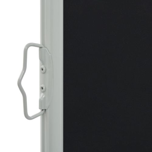vidaXL Patio Retractable Side Awning 120 x 300 cm Black