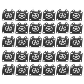 30Pcs/Set Carburetor Diaphragm Gasket Chainsaw Accessory for ZAMA 2500/3800/4500/5200/5800 (Option: as picture)
