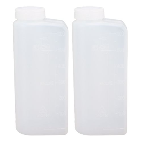 2PCS 600ML 2 Stroke Oil Petrol Fuel Mix Bottle Professional Oil Mixing Bottle Container for Chainsaw Ironing Machine