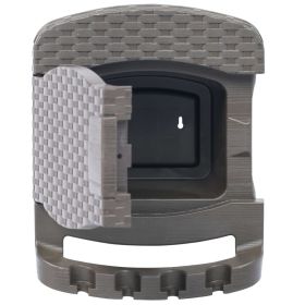 vidaXL Wall Mounted Hose Reel with Hose Plastic Brown (Option: as picture)